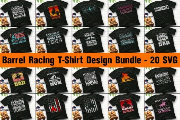 Barrel Racing Horse Rider Design Bundle Review