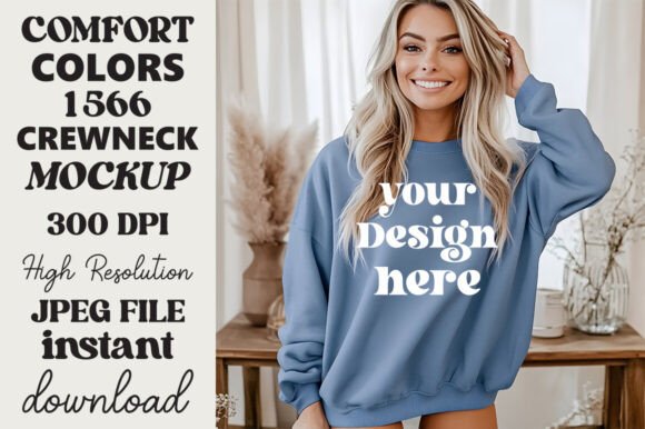 Comfort Colors 1566 Mockup Blue Jean 20 Review