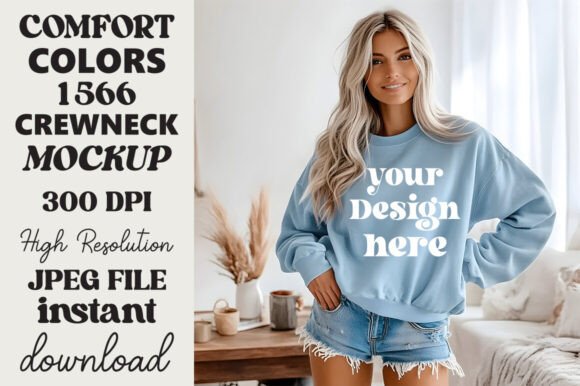 Comfort Colors 1566 Mockup Chambray 10 Review for Real Projects