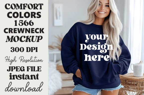 Comfort Colors 1566 Mockup True Navy 8 Review