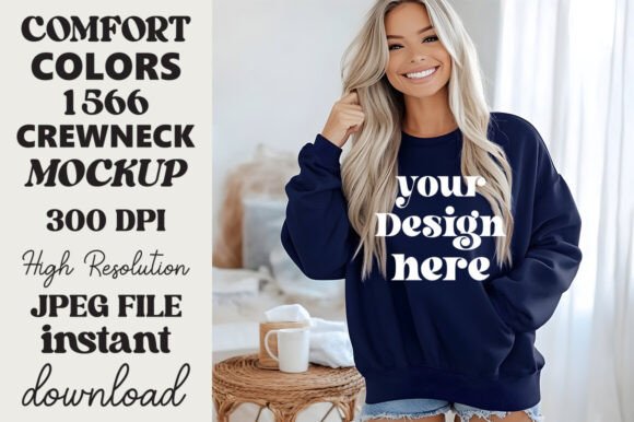 Comfort Colors 1566 Mockup True Navy 9 Review