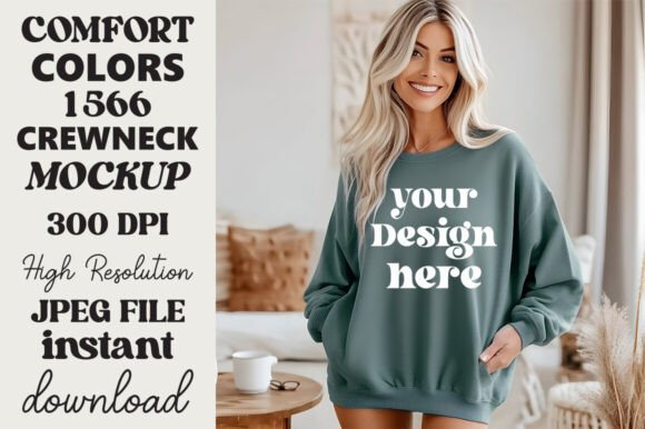 Comfort Colors1566 Mockup Blue Spruce 22: A Designer's Practical Review