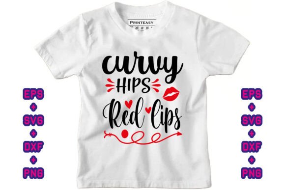 Curvy Hips Red Lips: A Bold Embroidery Design for Real Projects