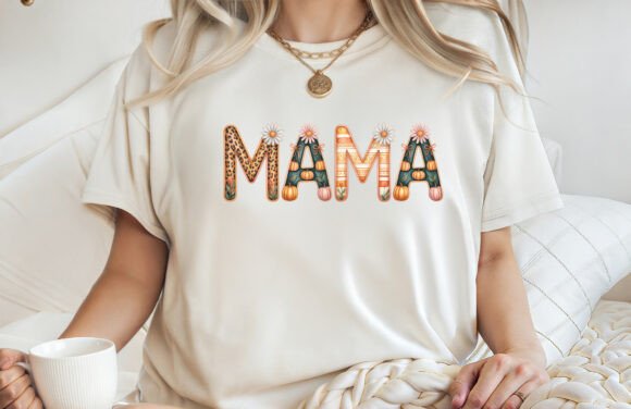 Fall Vibes Mama T-shirt Design PNG Review for Real Projects