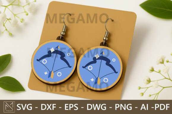 Sagittarius Zodiac Earrings SVG Review for Real Projects