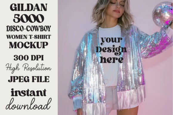 Trendy Disco Ball Gildan 5000 Mockup 2 Review for Real Projects