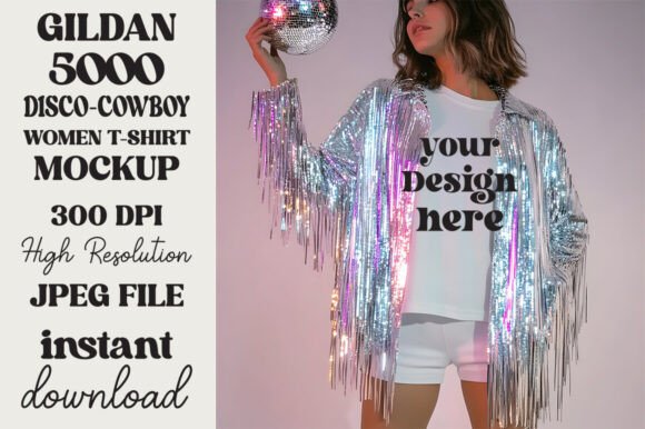 Trendy Disco Ball Gildan 5000 Mockup 20 Review