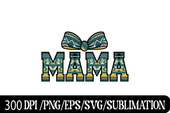 Tribal Pattern Mama Design - Boho Wester